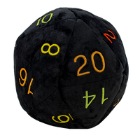 D20 Jumbo Plush Dice - Rainbow