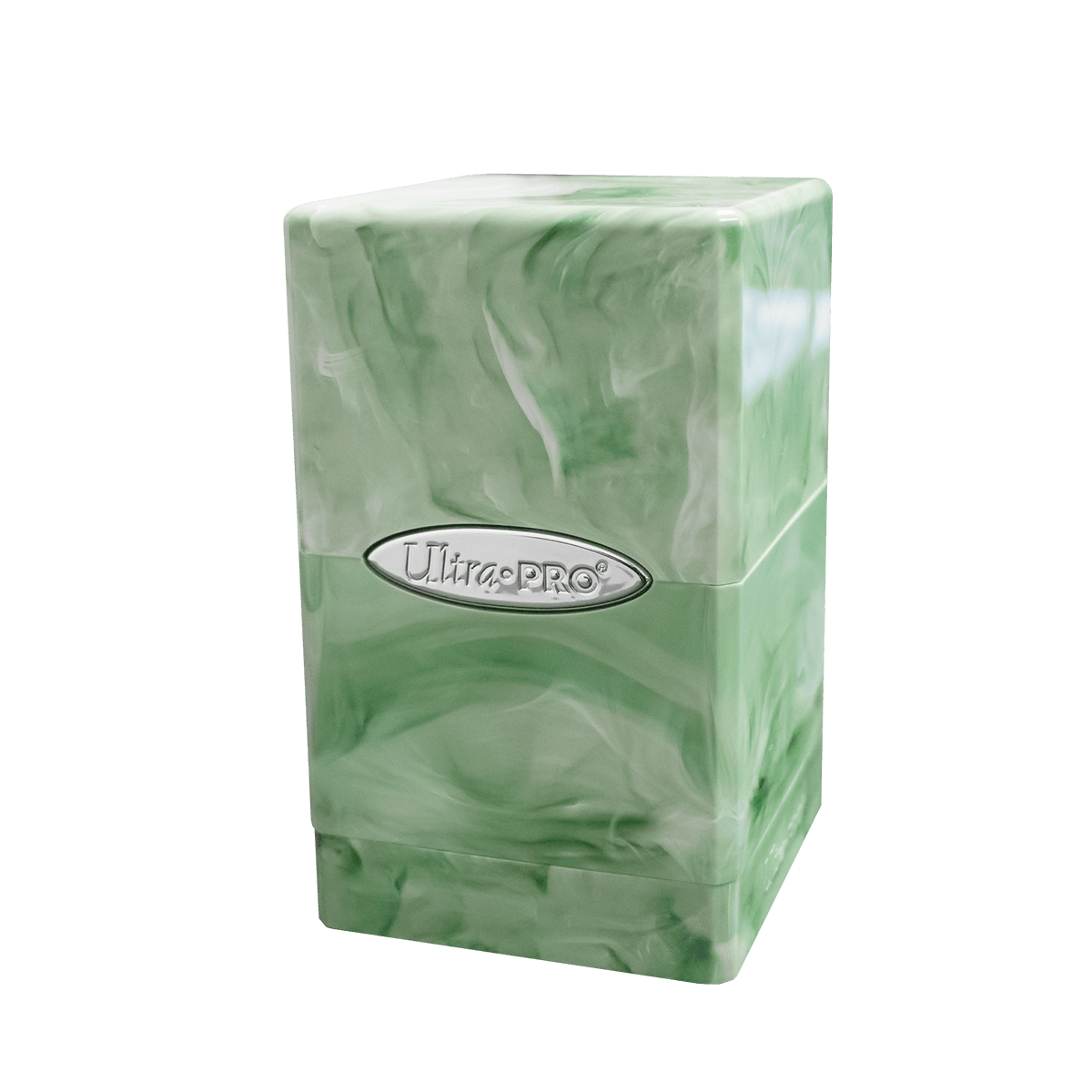 Marble SATIN® Tower DECK BOX® - Lime Green / White