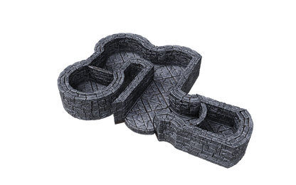 WarLock Tiles: Expansion Pack - 1 in. Dungeon Angles & Curves