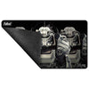 Fallout - Brotherhood of Steel Black Stitched Edge Playmat for Tabletop Gaming