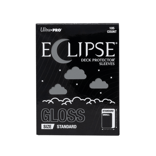 ECLIPSE® Gloss Standard DECK PROTECTOR® Sleeves: Smoke Grey - 105ct