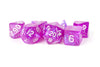 16mm Unicorn Polyhedral Dice Set | Transparent Resin RPG Dice