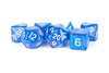 16mm Unicorn Polyhedral Dice Set | Transparent Resin RPG Dice