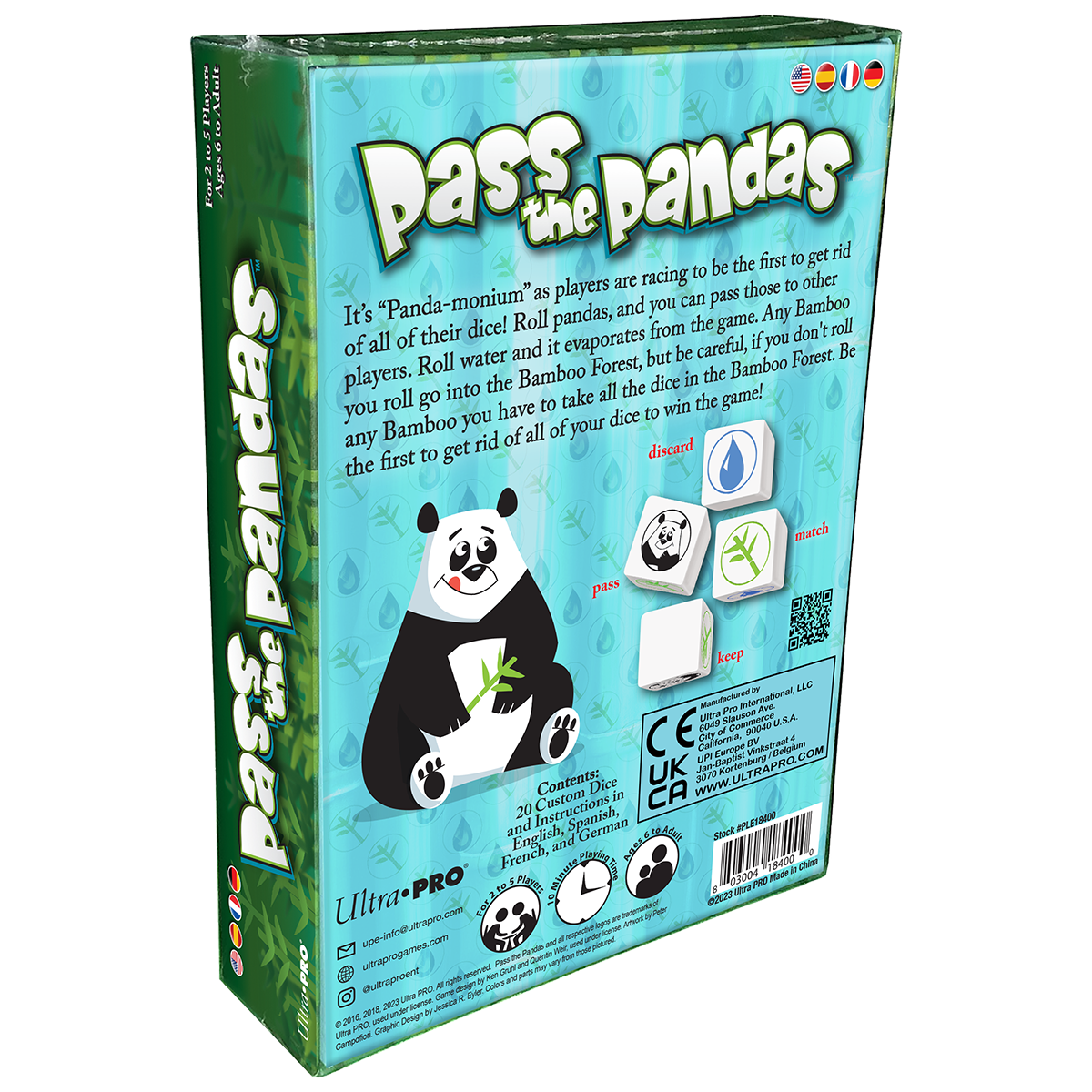 Pass the Pandas Dice Game