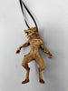 Werewolf Ornament, Brown, Hand Painted Resin Sculpture | Gothic Halloween Legendary Monster | Dark Folklore for Spooky Holiday Ornament
