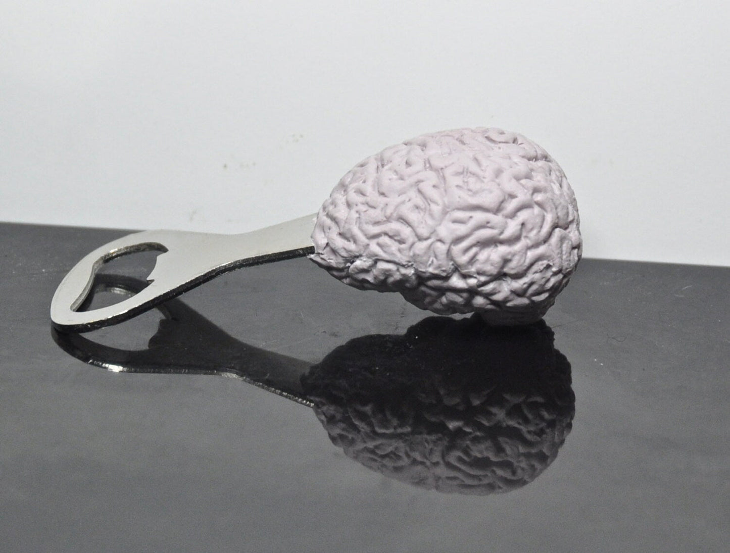 Brain Bottle Opener, Hand Painted Resin | Gothic Medical Decor, Anatomy Brain Bottle Opener |Fantasy Gothic Wine and Barware Gift