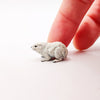 Animal Den Miniatures - Arctic Lemming - 1:6 scale miniature animal sized for snow diorama, winter dollhouse, small hand painted scaled 3d printed tabletop mini