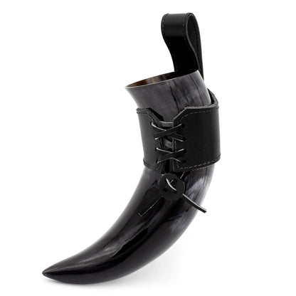 Viking Drinking Horn with Leather Holster – The Journeyman