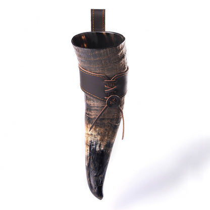 Viking Drinking Horn with Leather Holster – The Journeyman