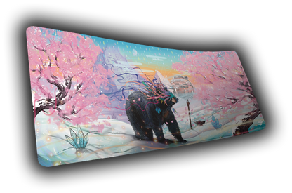 "Winter Sakura" — Rust Deskmat