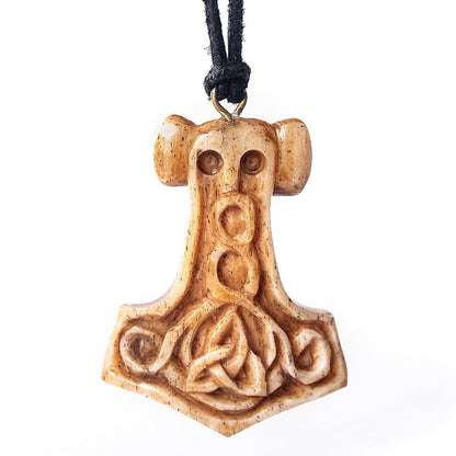 Bone Pendant - Mjolnir Odinson
