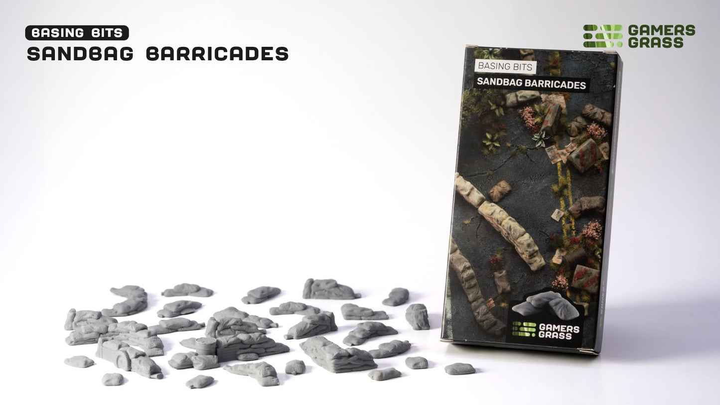Gamers Grass | Basing Bits | Sandbag Barricades