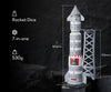 Kickstarter Dice - Metal Rocket Dice 7-in-1 Spinning Metal Dice Set