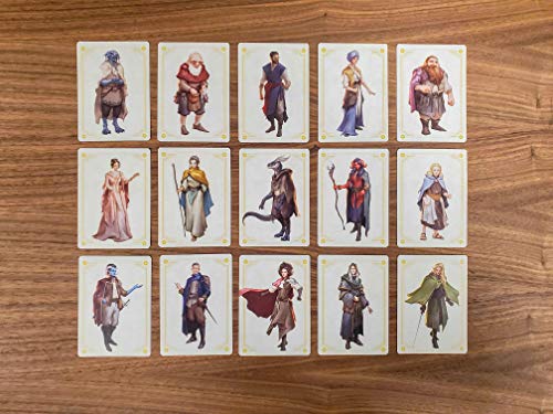 NPC Booster Set 1 | 18 Illustrated RPG Character Cards for D&D & Tabletop Games