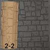 Cobblestone Texture Roller, 4 Inches Tall, Clay texture roller Seamless Design art craft diorama STL Loot Factory (Set 2)