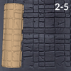 Cobblestone Texture Roller, 4 Inches Tall, Clay texture roller Seamless Design art craft diorama STL Loot Factory (Set 2)