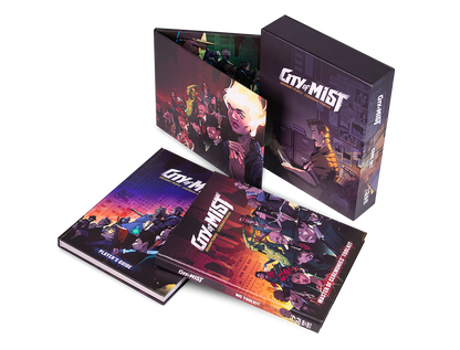 City of Mist Core Set — Premium Slipcase with Player's Guide, MC Toolkit & Screen