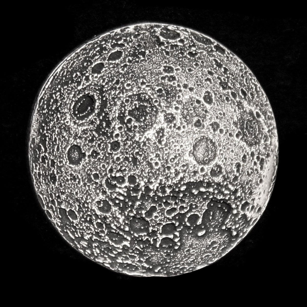 Full Moon Silver Coin
