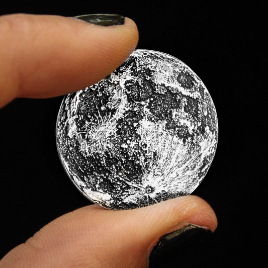 Full Moon Silver Coin