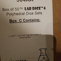 Lab Dice Tube Display