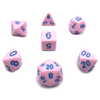 Cotton Candy - 7 Piece DnD Dice Set | Acrylic RPG Gaming Dice