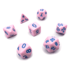 Cotton Candy - 7 Piece DnD Dice Set | Acrylic RPG Gaming Dice