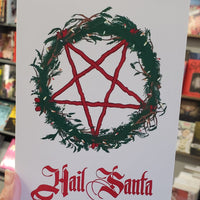 Hail Santa Christmas Card