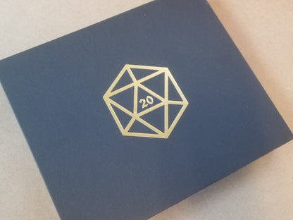 (Resin) 7-Dice Sets Gift Box | 5 Sets, Different Colors, Dungeons & Dragons Dice