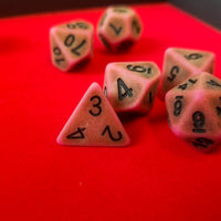 (Resin) 7-Dice Sets Gift Box | 5 Sets, Different Colors, Dungeons & Dragons Dice