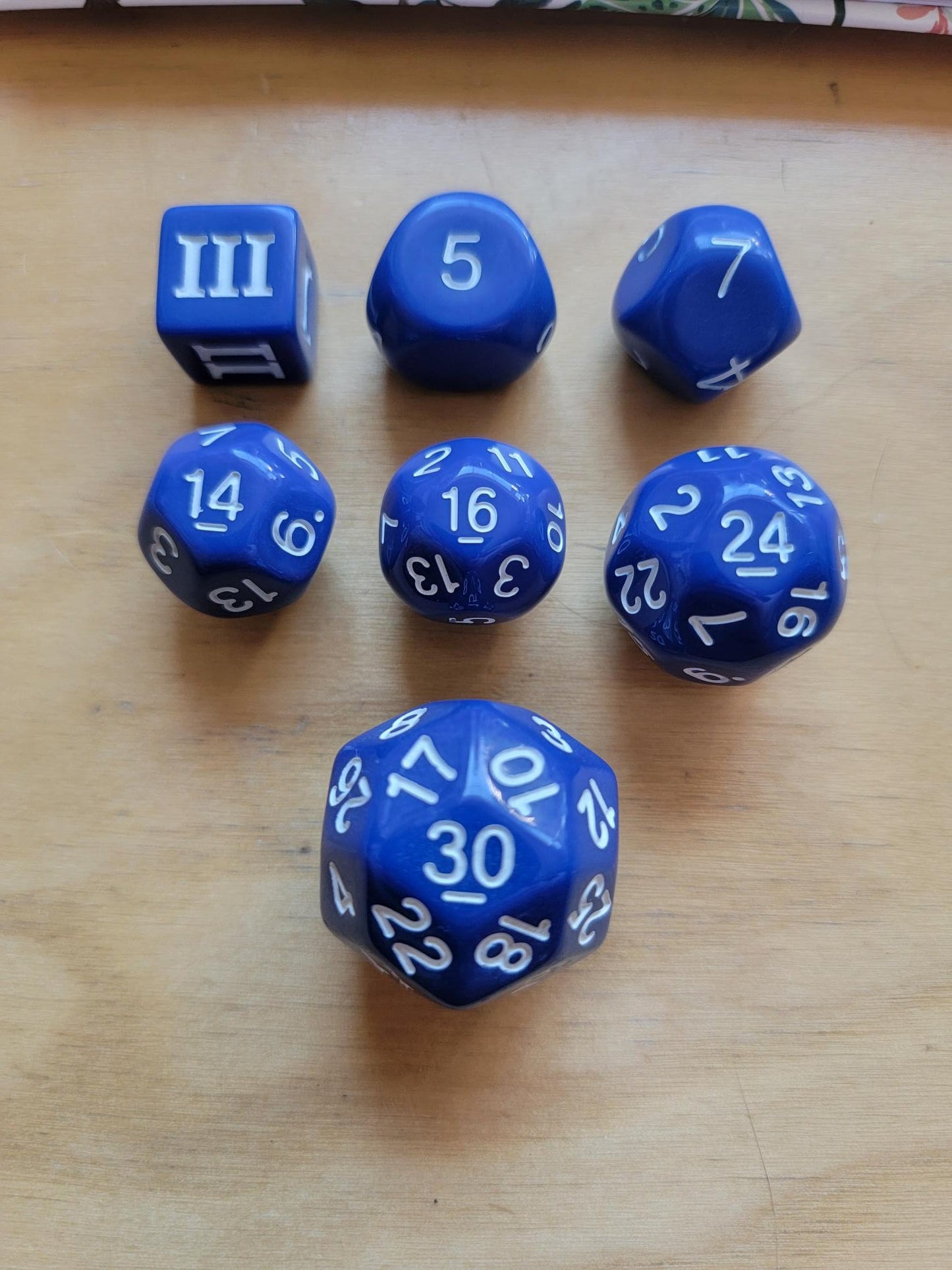 DCC Special 7 Dice Set – Indigo