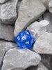 Time Walker | Blue w/White Glitter 7-Dice Set RPG Dice Set
