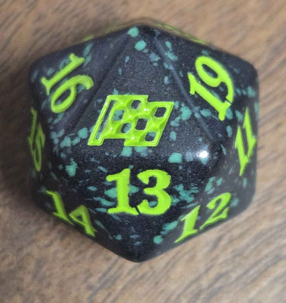 Aetherdrift Spindown Die – Official MTG Life Counter D20