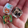 DM Monster Encounter D6 15mm - Handmade Resin Dungeon Master Dice