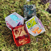 Historical Bar D4 Rainbow Colorshift - Alternative Shaped Handmade Resin Dice