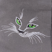 Russian Gray cat dice bag