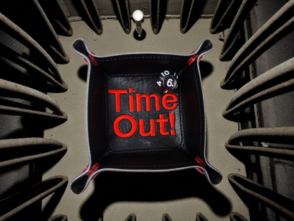 Dice Jail — Time Out Tray (Black Vinyl)