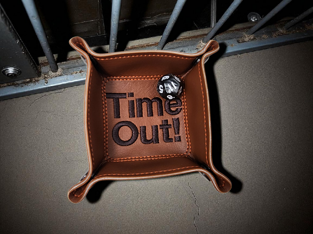 Small dice tray, time out tray, dice jail/prison, dice game, TTRPG gag gift