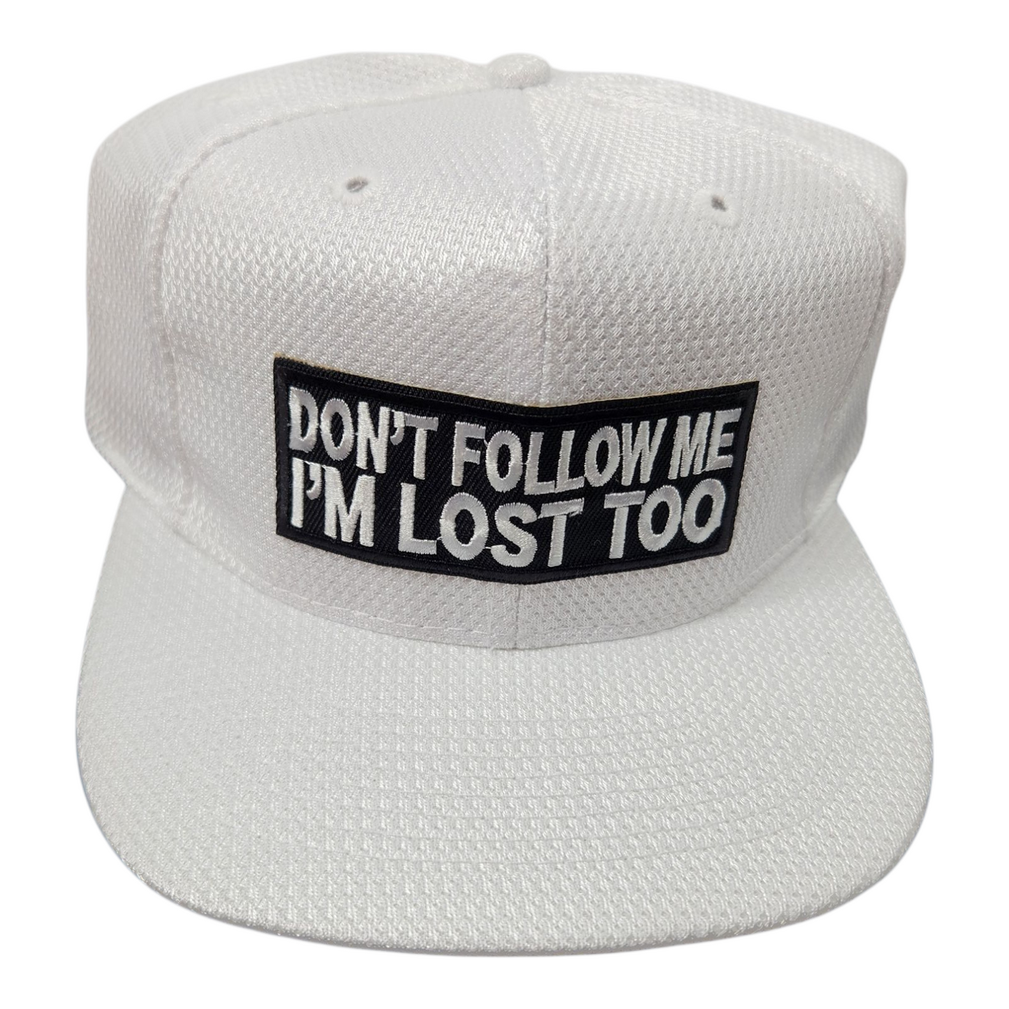 "Don't Follow Me, I'm Lost Too" Funny Baseball Cap