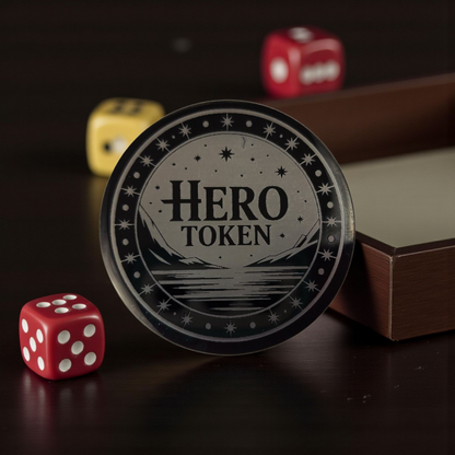 Metal Hero token-TTRPG