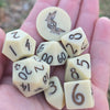 Rainbow Diamonds Zodiac D12 Diamond - Handmade Resin Astrology Dice