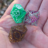 DM Monster Encounter D6 15mm Shimmer - Handmade Resin Dungeon Master Dice