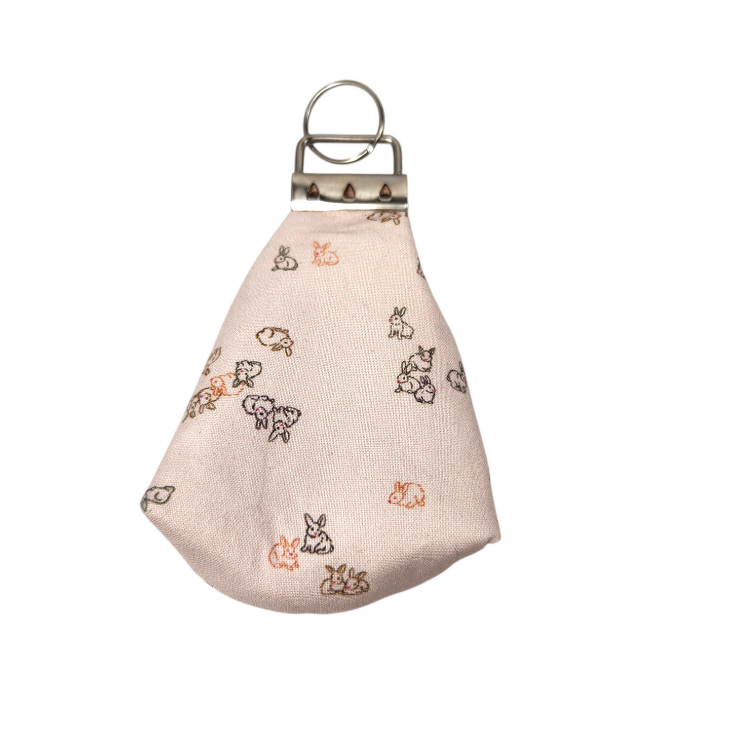 Keychain dice pouch, bunny themed