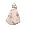 Keychain dice pouch, bunny themed