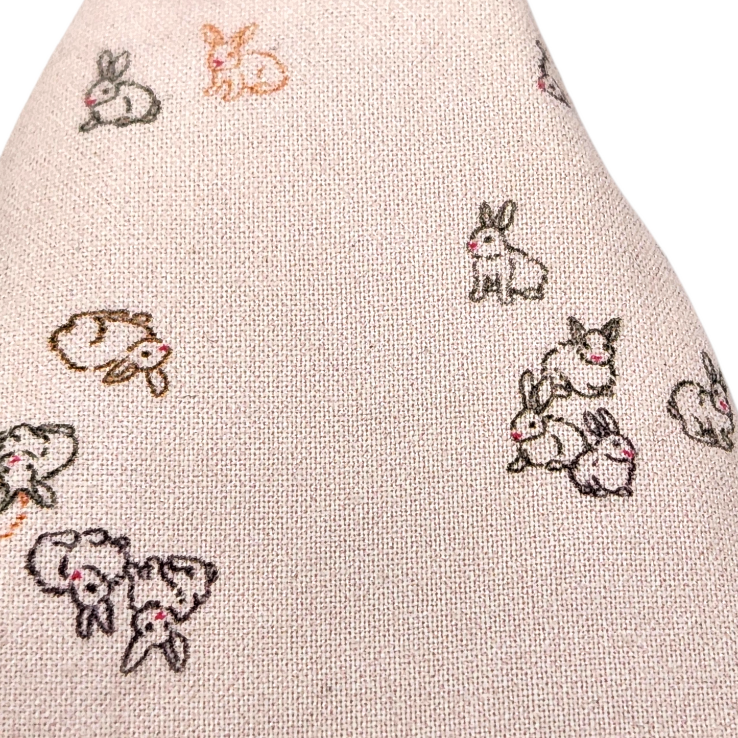 Keychain dice pouch, bunny themed