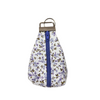 Keychain dice pouch, delicate purple flower design