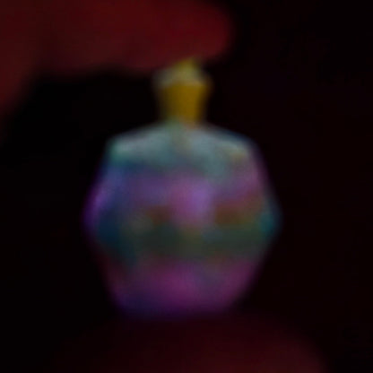 Individual Potion Bottle Alternative Shaped Functional TTRPG Handmade Resin D20 Gaming Dice Glow in the Dark