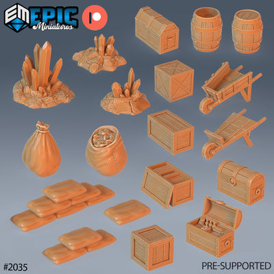 Dwarf Mine - Scatter - Storage and Chests