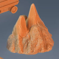 Dwarf Mine Carts and Tracks Scatter – Rails, Ore Wagons, Tables, and Terrain