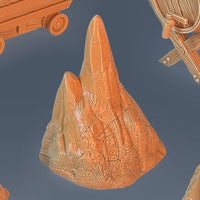 Dwarf Mine Carts and Tracks Scatter – Rails, Ore Wagons, Tables, and Terrain