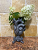 Anatomical Heart Vase, Pewter Finish | Unique Gothic Home Decor | Resin Sculpture Flower Vase, Medical Gift and Gothic Home Decor